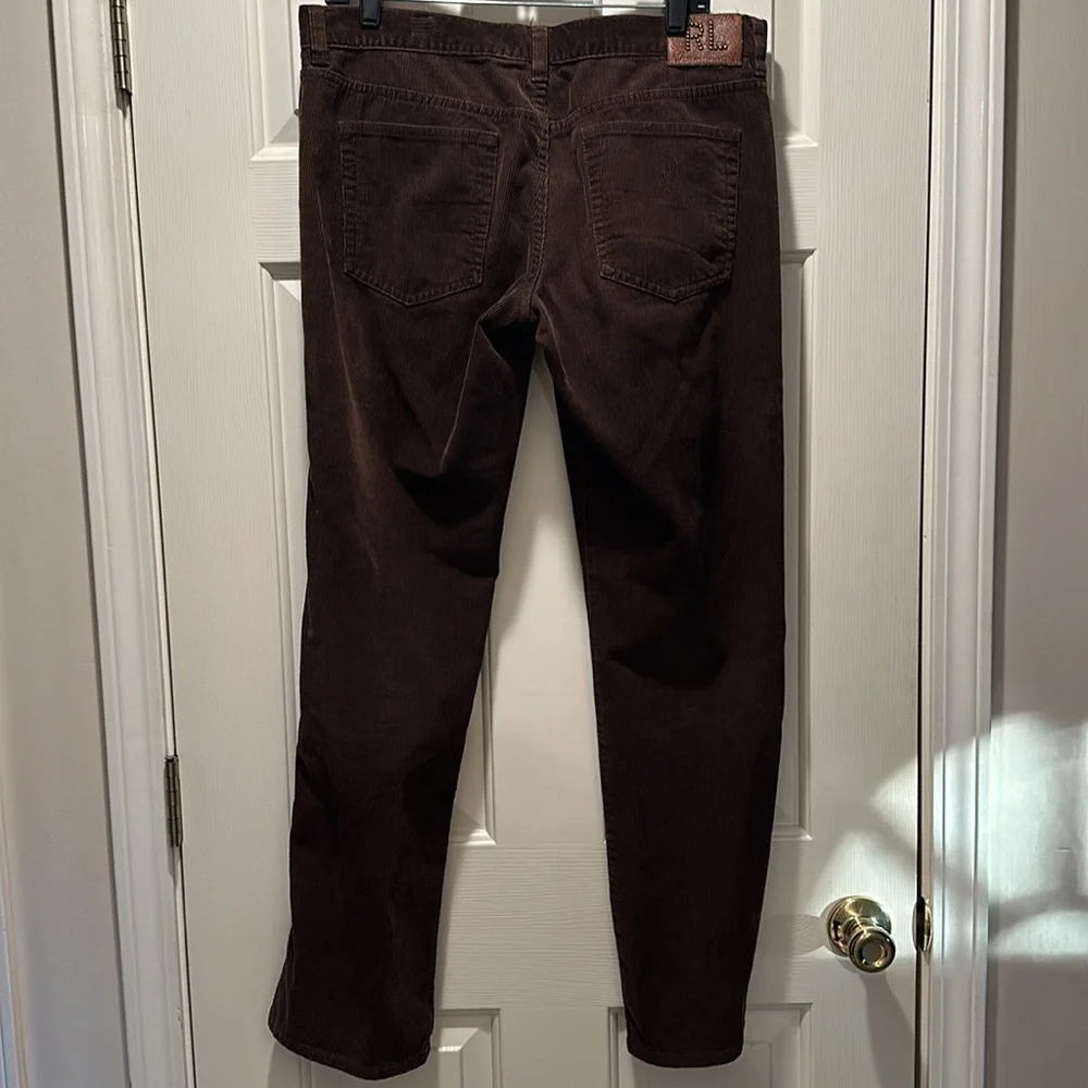 Ralph Lauren ladies brown corduroy pants Size 12 - Picture 3 of 5